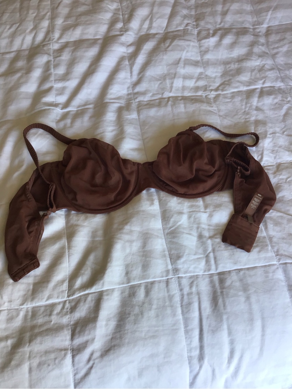 SKIMS Chocolate Brown Underwire Bra
